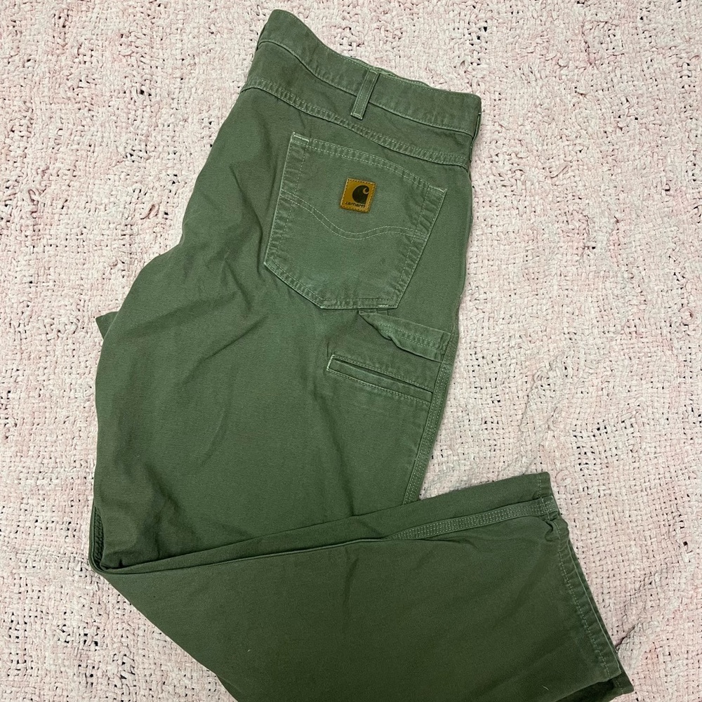 Classic Carhartt Loose Fit Washed Duck Pant - Picture 1 of 8